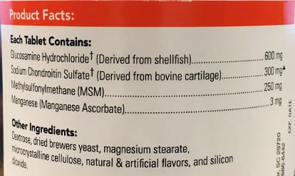 cosequin-ds-plus-msm-ingredients