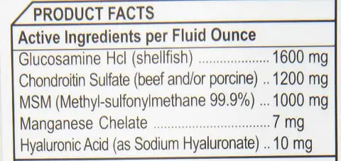 liquid-health-k9-glucosamine-ingredients