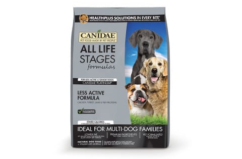 canidae-all-life-stages-platinum-less-active480 Canidae Platinum for Less Active Senior Dogs