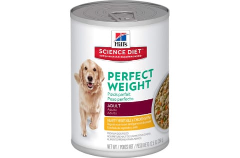 hills-science-diet-perfect-weight-adult-canned480 Hill's Science Diet Perfect Weight Canned Dog Food for Adults