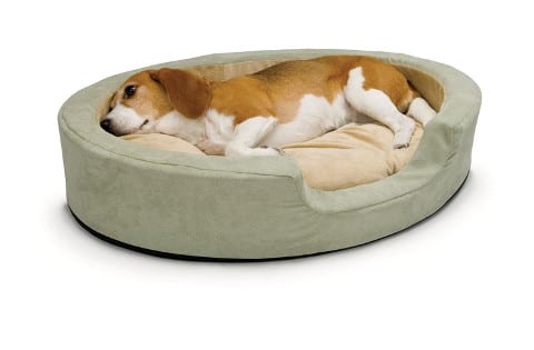 K&H Pet Products Snuggly Sleeper heated dog bed