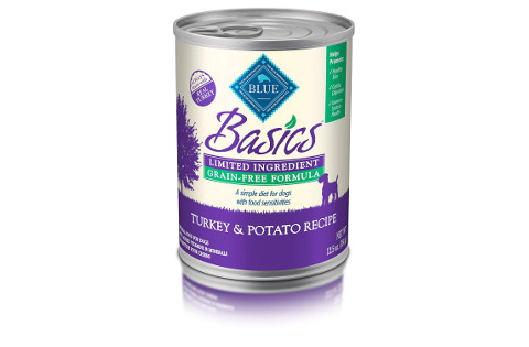 blue-basics-limited-ingredient-turkey-potato-wet-food480 Blue Basics Limited Ingredient Turkey and Potato Wet Dog Food